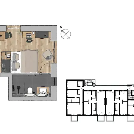 In With Kitchen Apartment Nordstrand